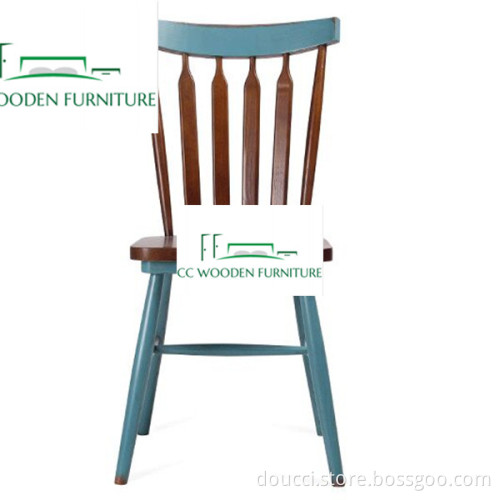 Simple American backed bamboo chair Windsor chair for dining room
